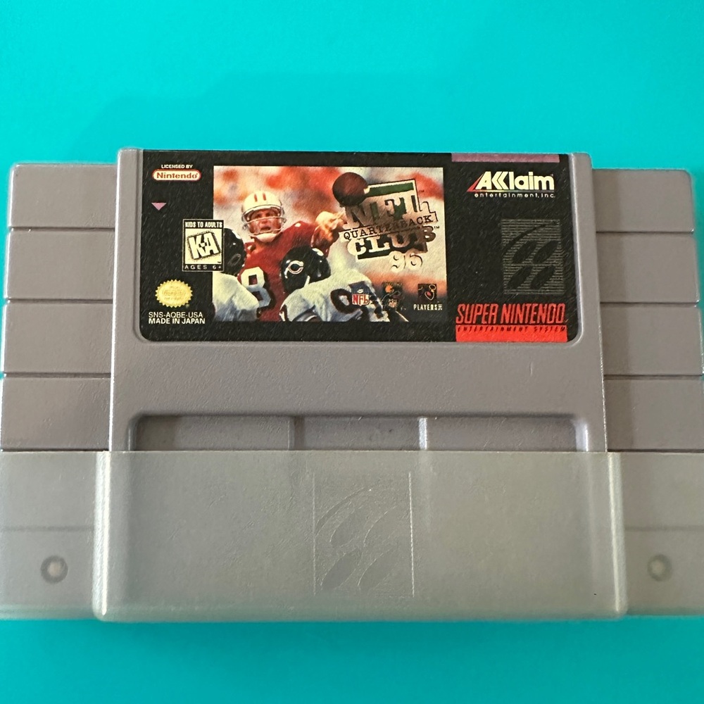 Super Nintendo - NFL Quarterback Club 96